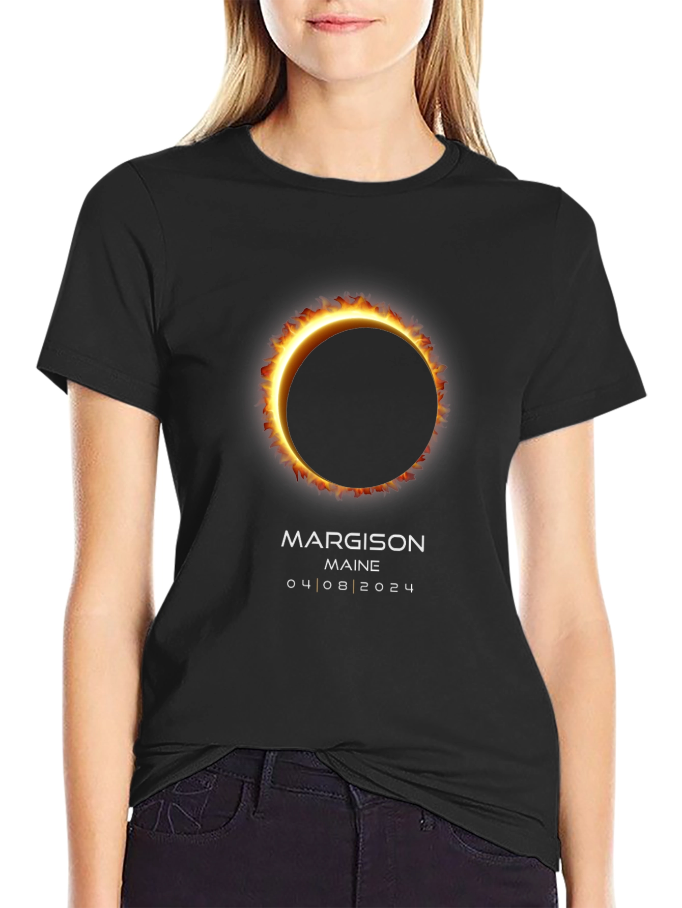 Solar Eclipse Margison Maine T-Shirt 2024