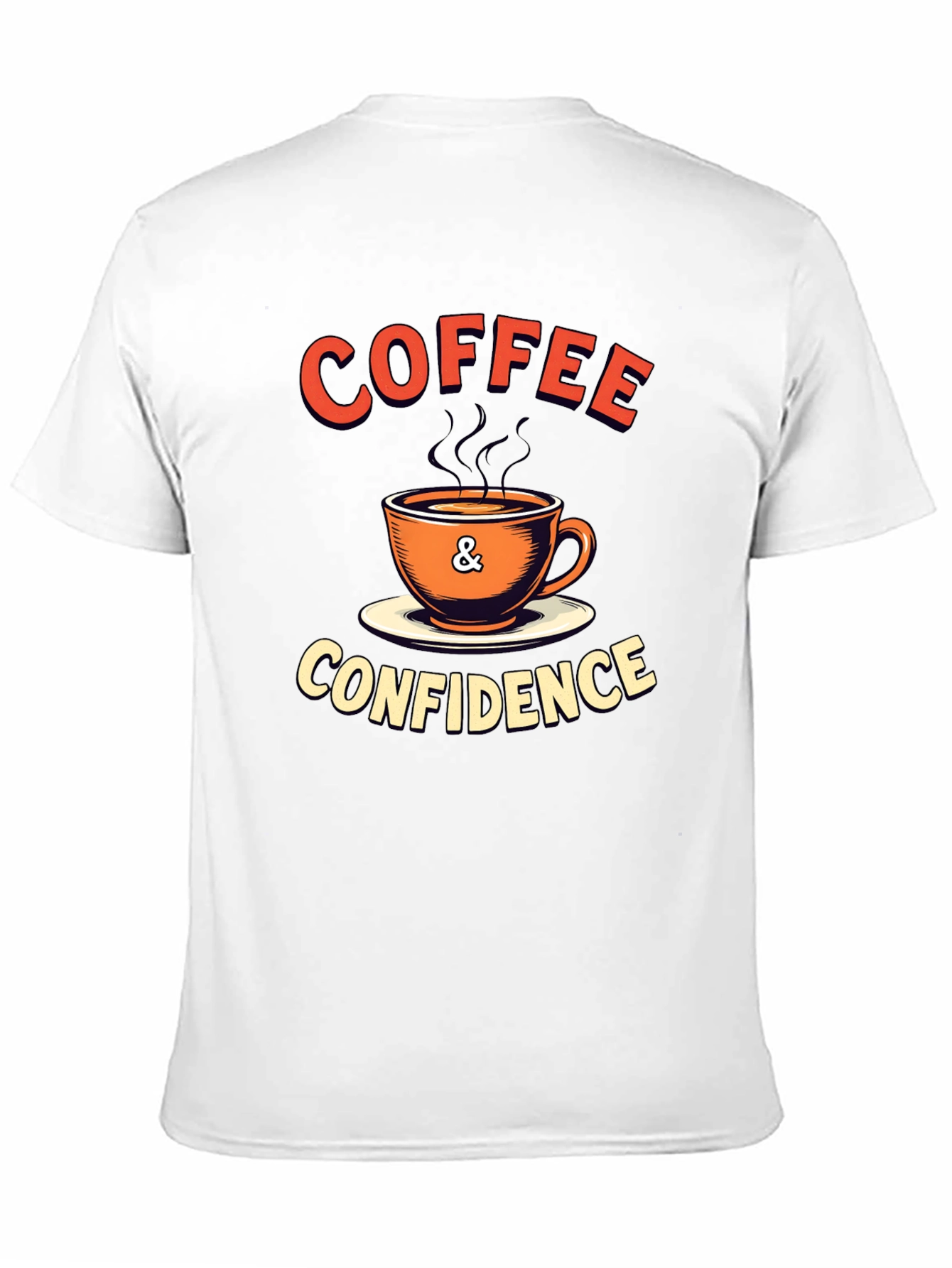 Coffee & Confidence Graphic T-Shirt - Trendy Casual Wear