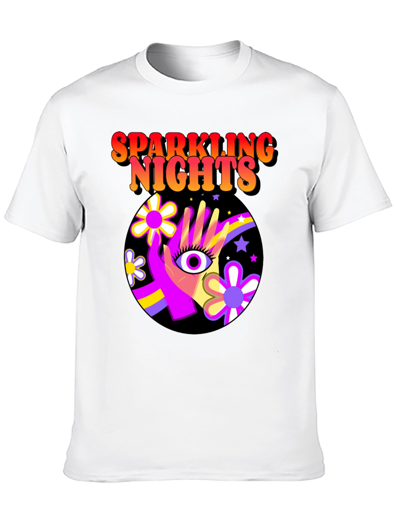 Sparkling Nights Retro T-Shirt
