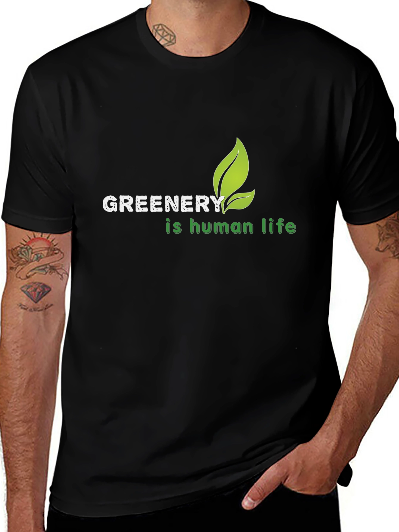 Greenery is Human Life T-Shirt