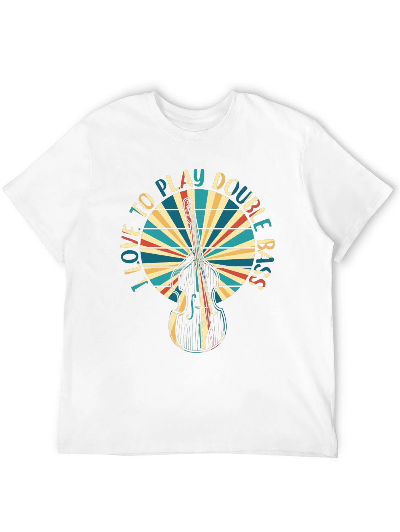 I Love to Play Double Bass T-Shirt