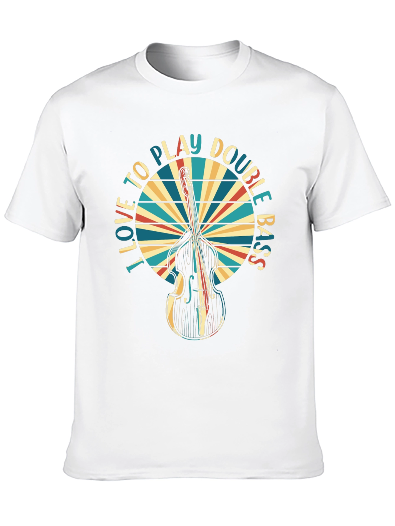 I Love to Play Double Bass T-Shirt
