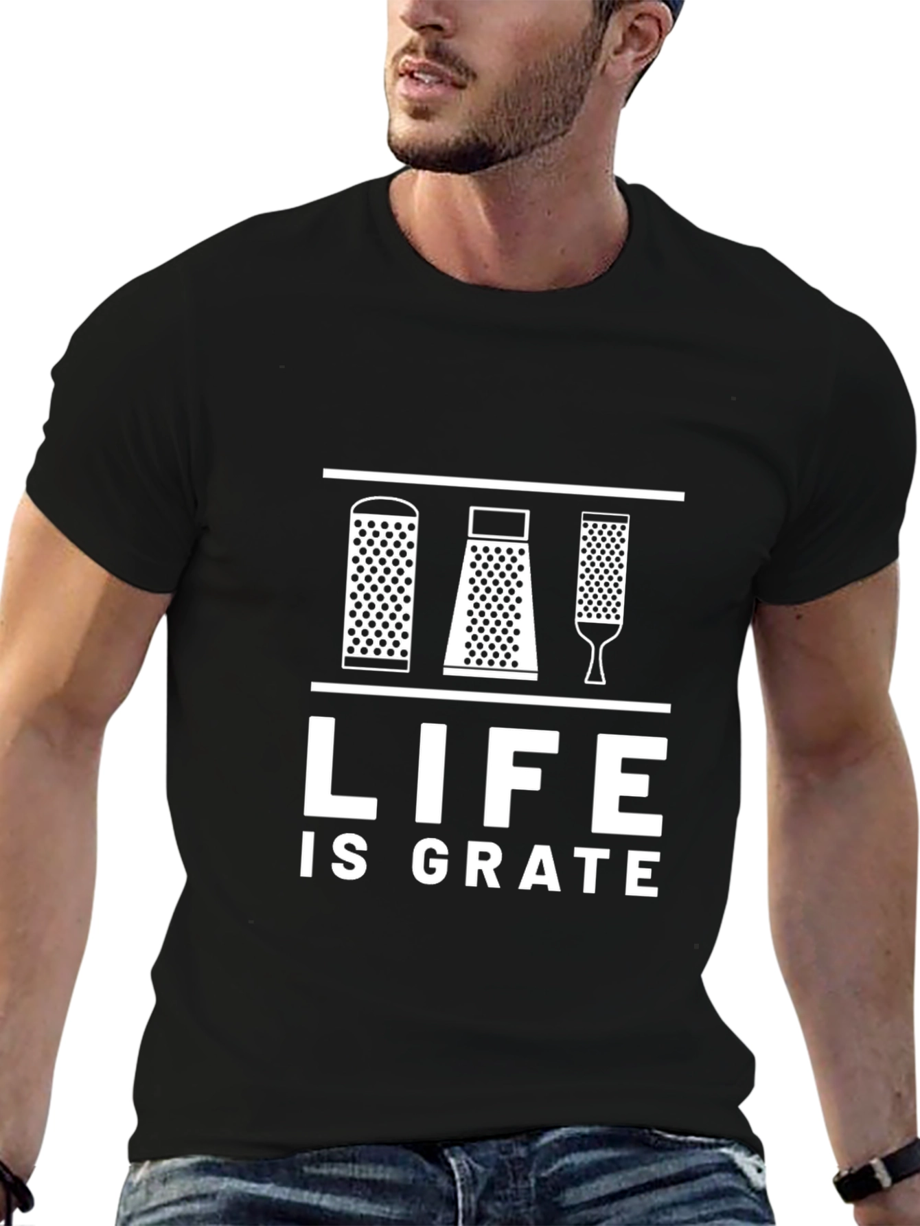 Life is Grate Funny Grater T-Shirt