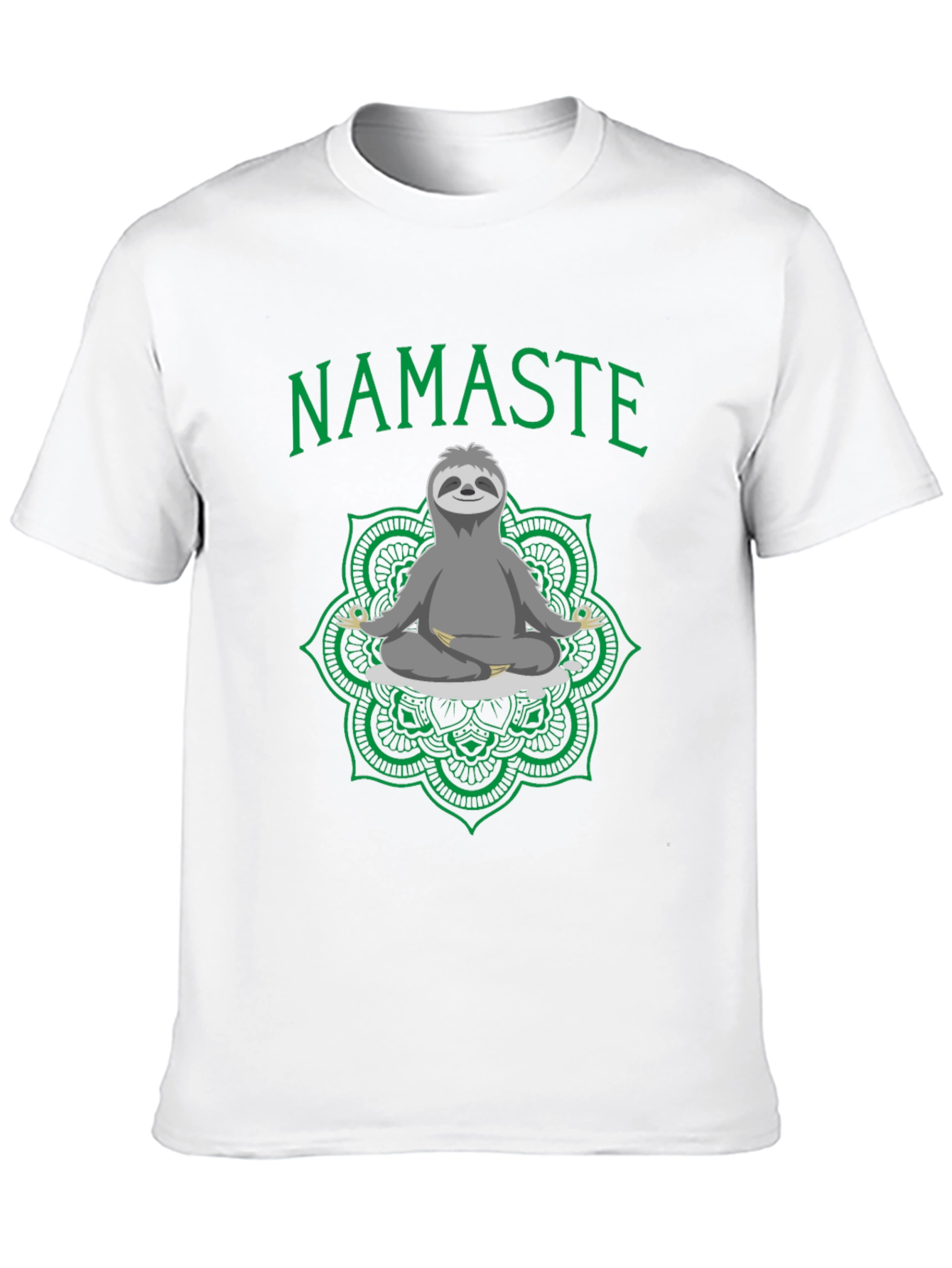 Namaste Sloth Graphic Tee - Relaxed Fit