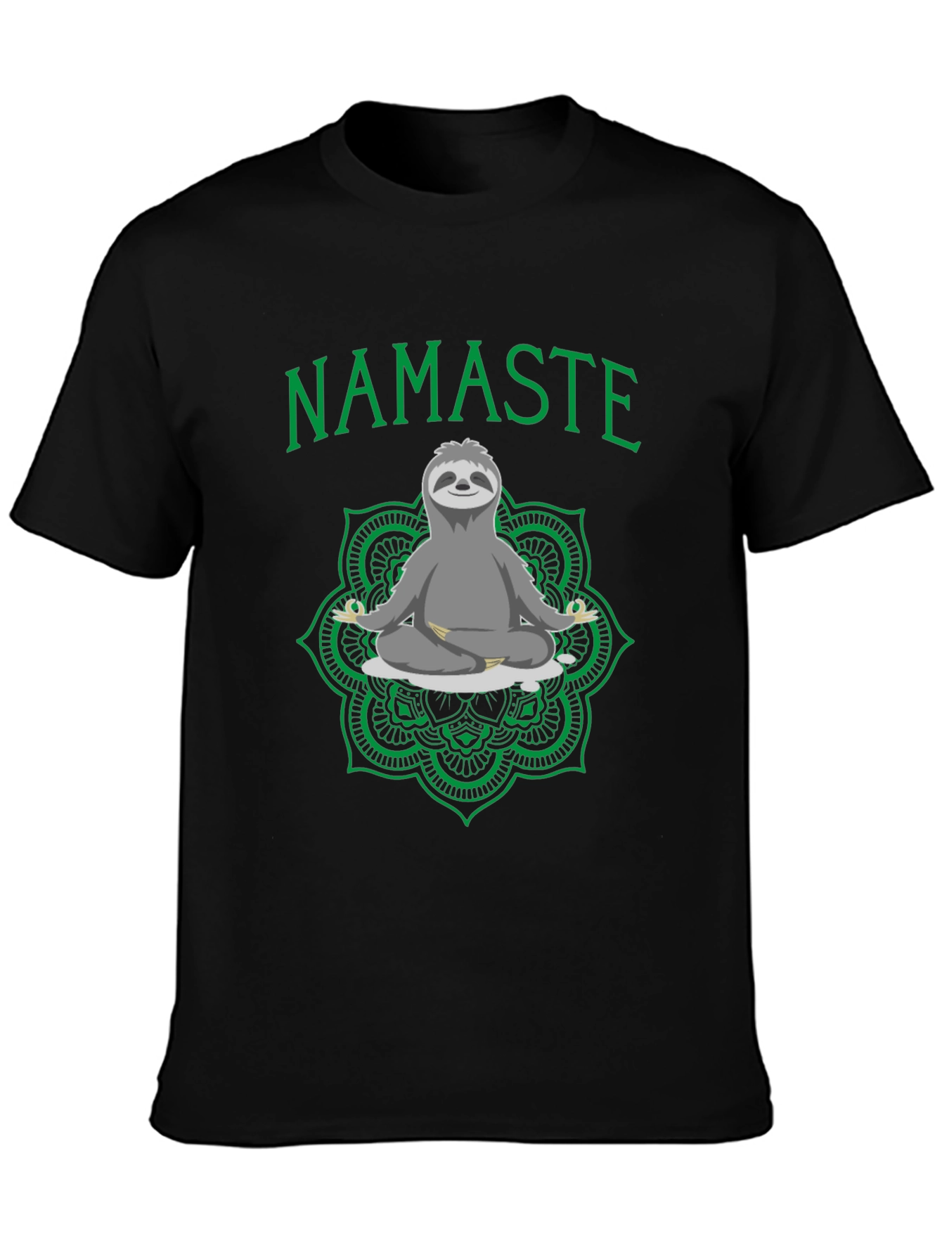 Namaste Sloth Graphic Tee - Relaxed Fit