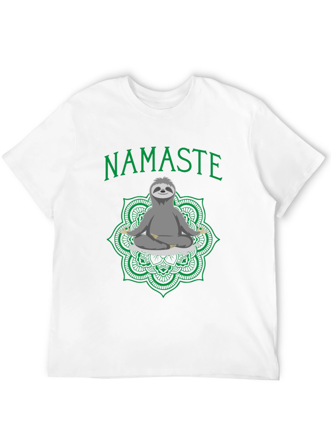Namaste Sloth Graphic Tee - Relaxed Fit