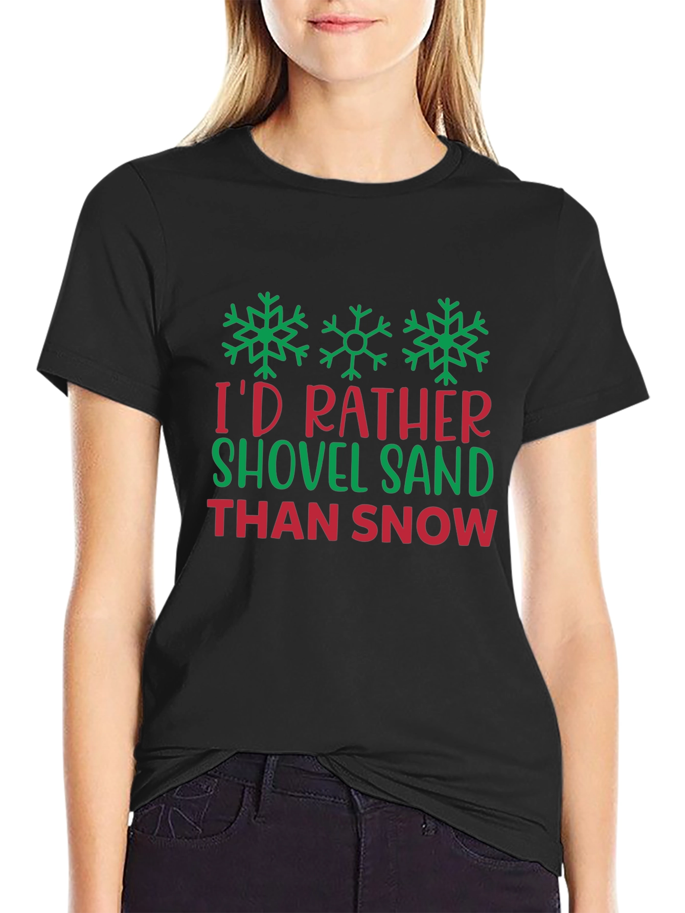 Shovel Sand T-Shirt - Funny Winter Holiday Tee