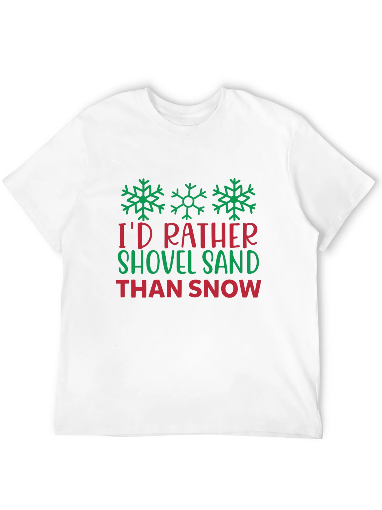 Shovel Sand T-Shirt - Funny Winter Holiday Tee