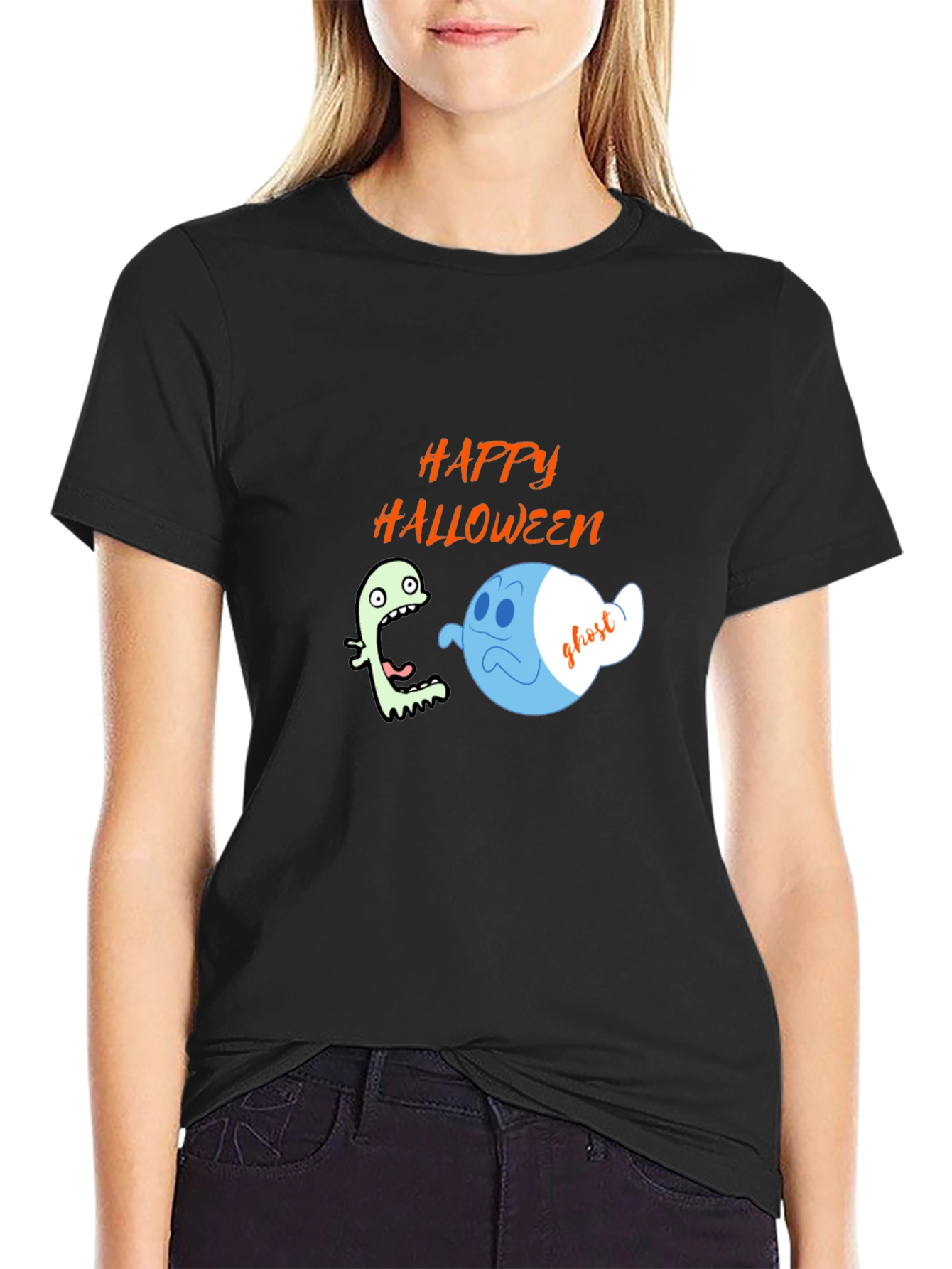 Happy Halloween Ghost T-Shirt