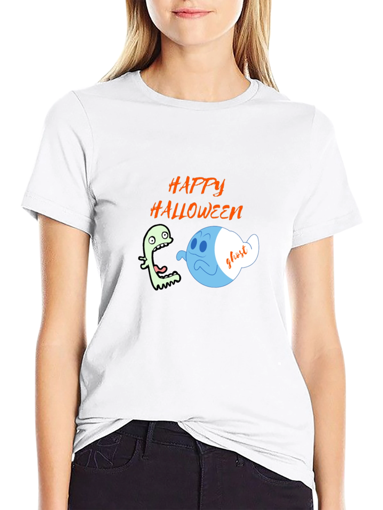 Happy Halloween Ghost T-Shirt