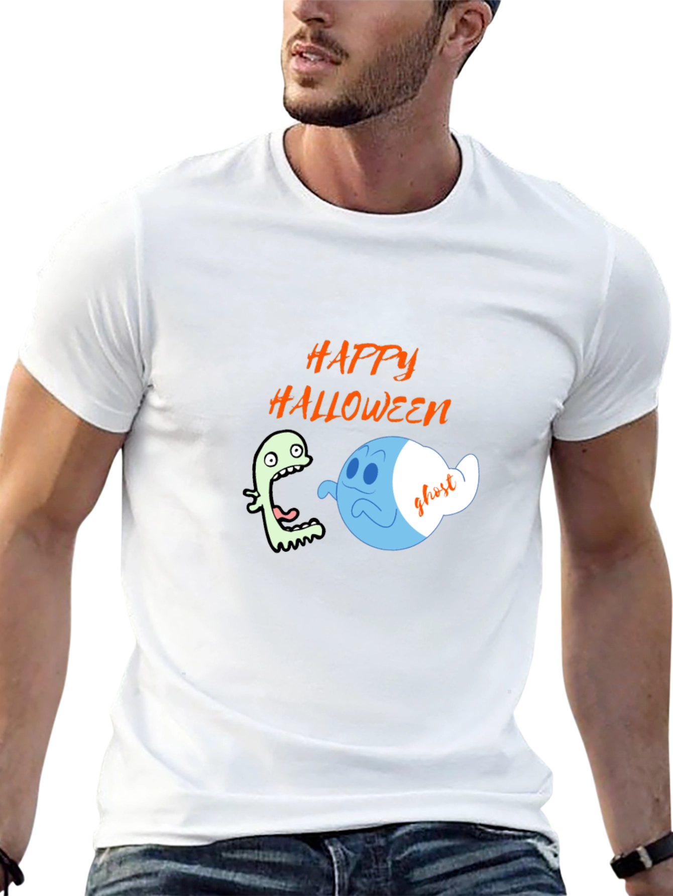 Happy Halloween Ghost T-Shirt