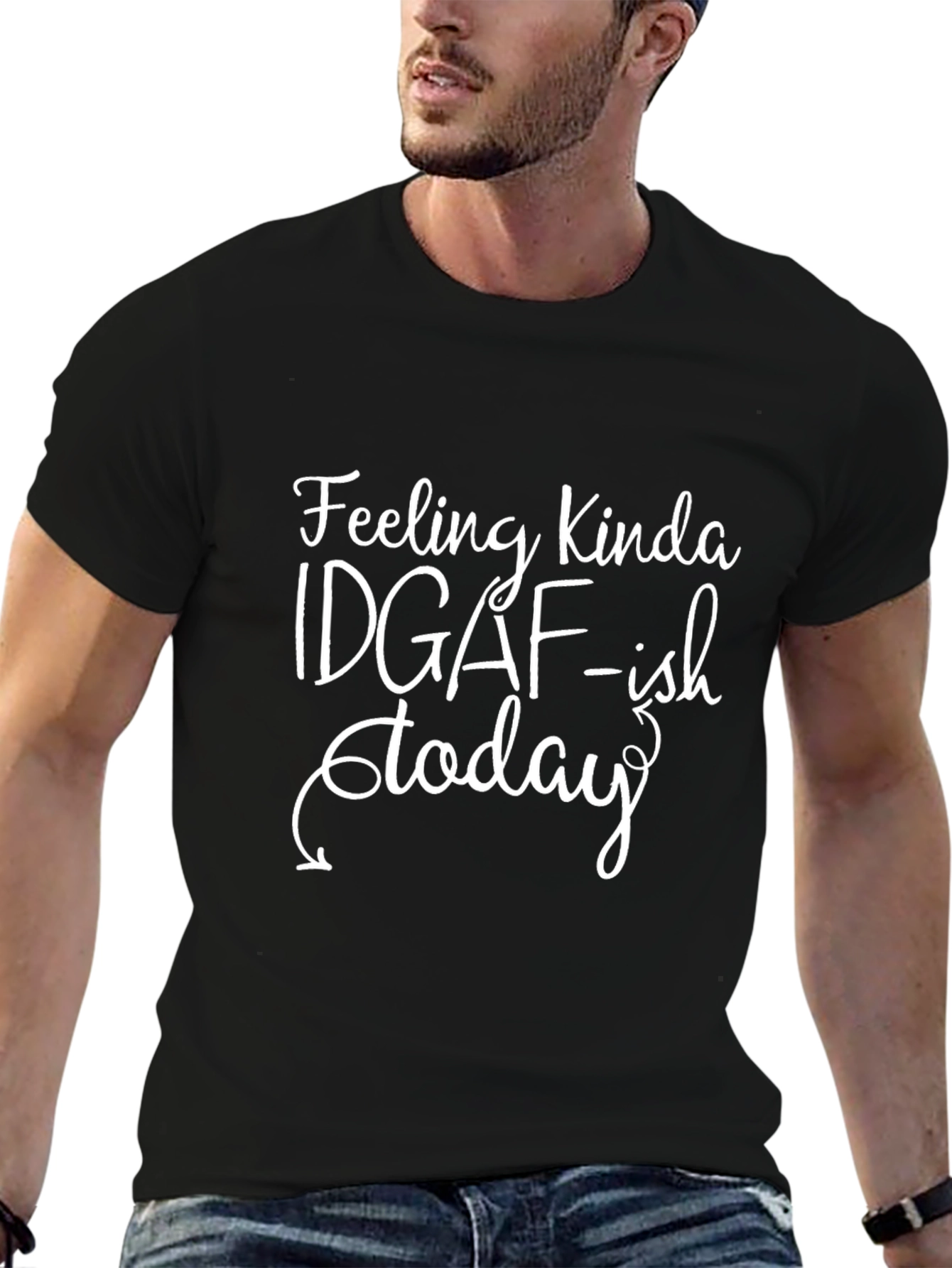 IDGAF-ish Graphic T-Shirt - Relaxed Everyday Wear