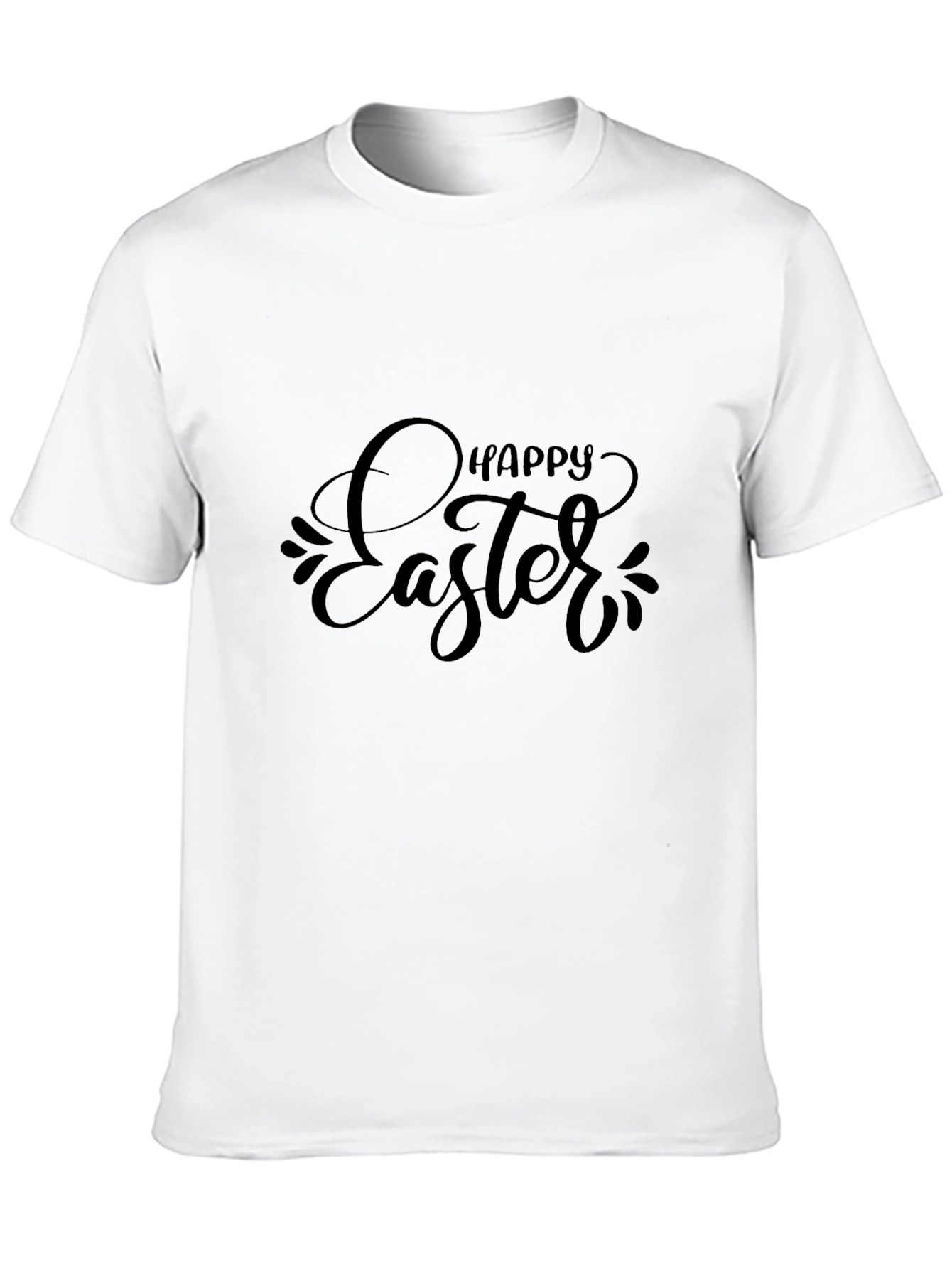 Happy Easter Black T-Shirt