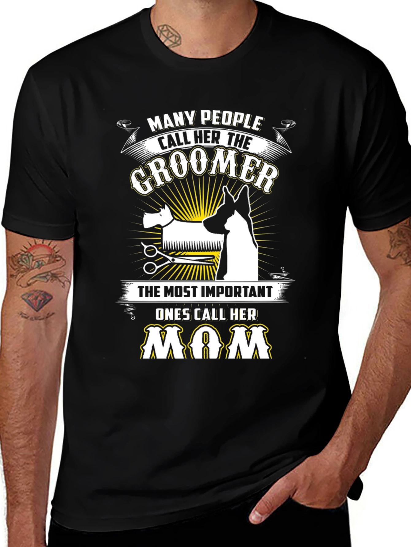 Groomer Mom T-Shirt - Dog Lover Tee