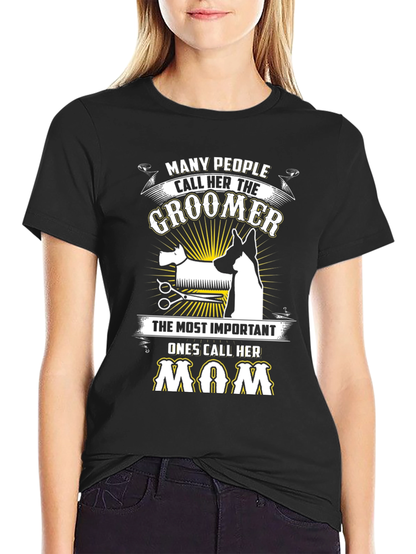 Groomer Mom T-Shirt - Dog Lover Tee
