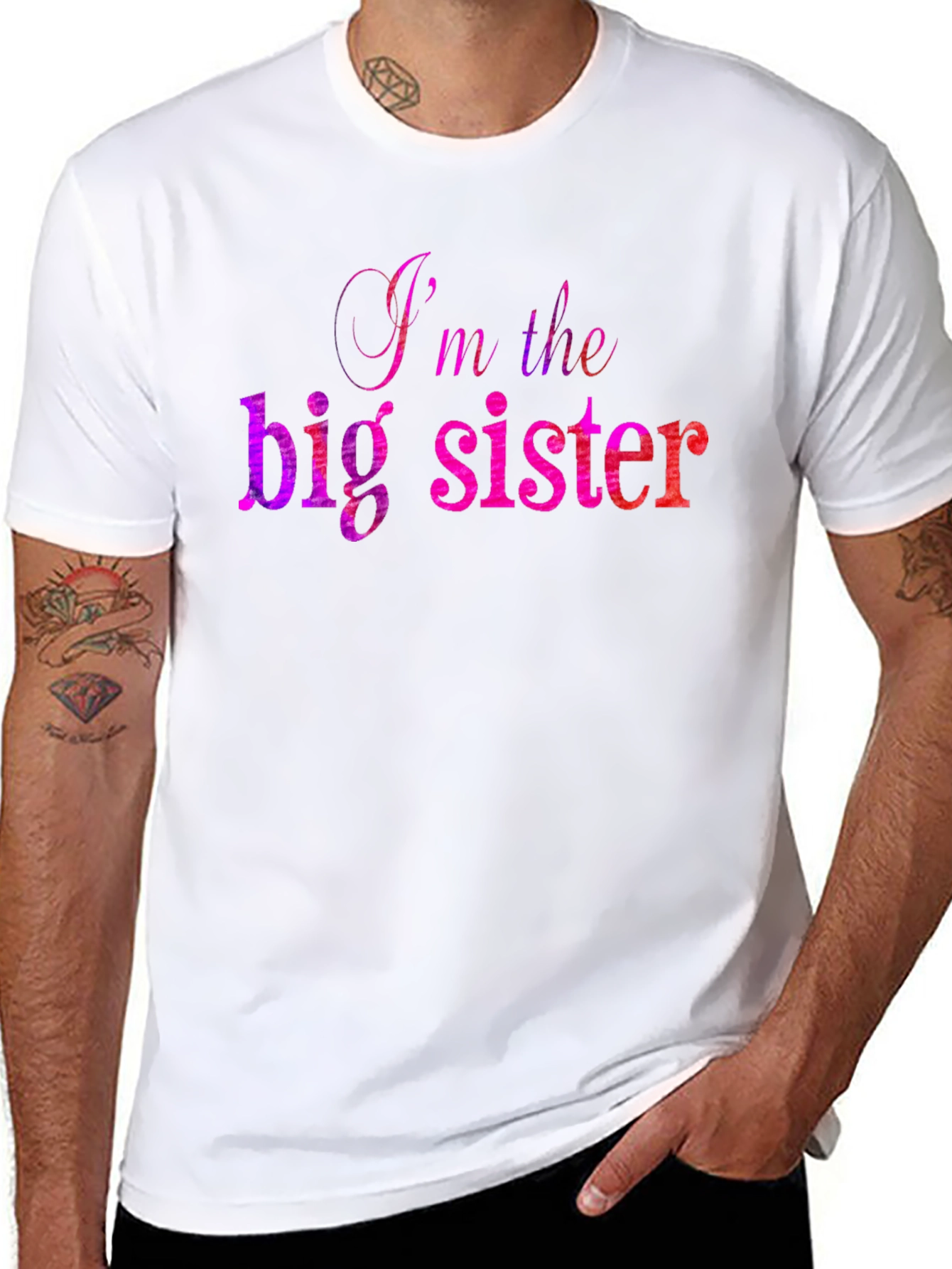 Im The Big Sister T-Shirt - Fun Sibling Apparel