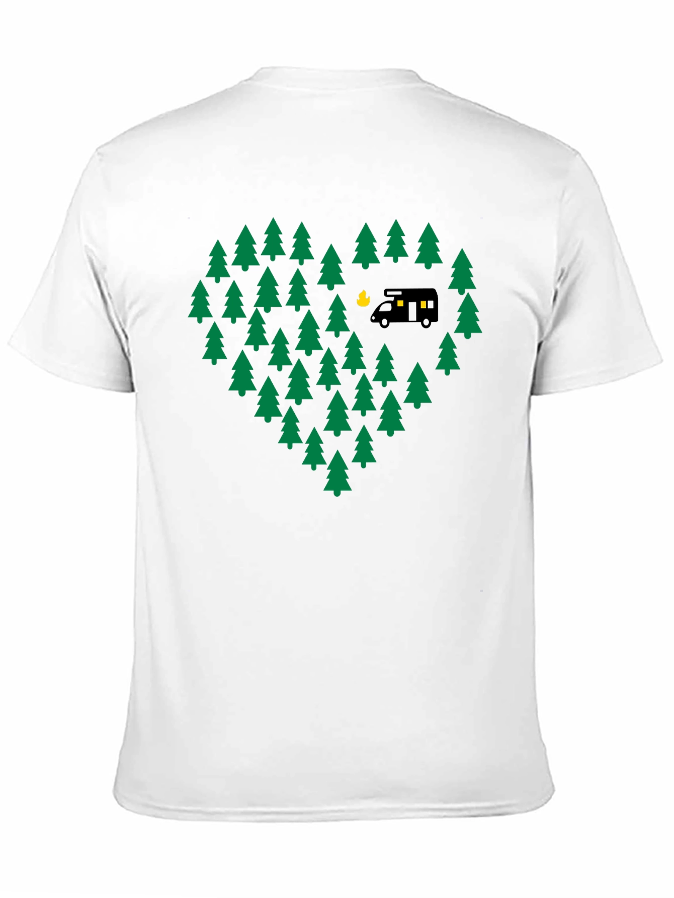 Camping Love T-Shirt - Adventure Heart Tree Design