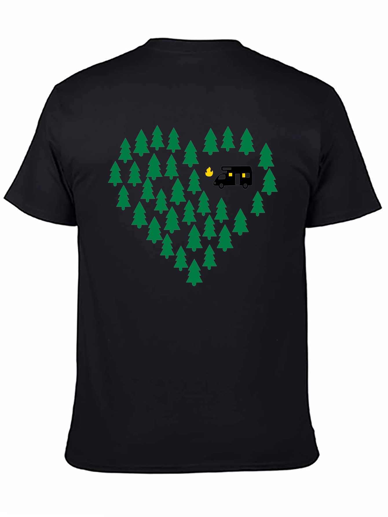 Camping Love T-Shirt - Adventure Heart Tree Design