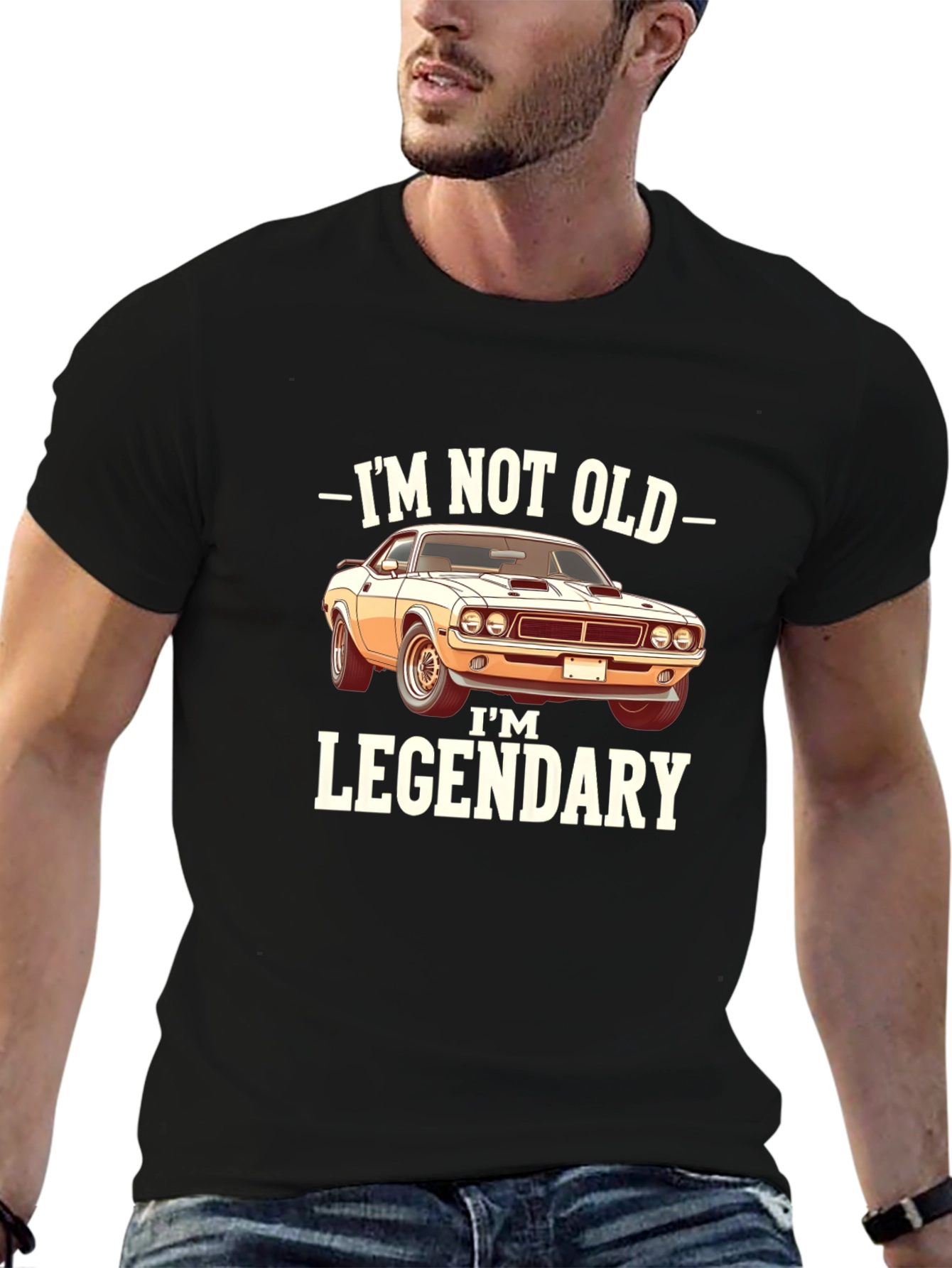 Im Not Old Im Legendary Car T-Shirt