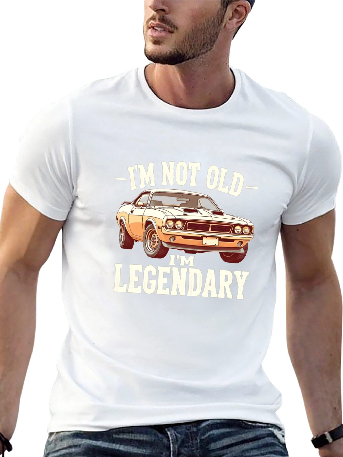 Im Not Old Im Legendary Car T-Shirt