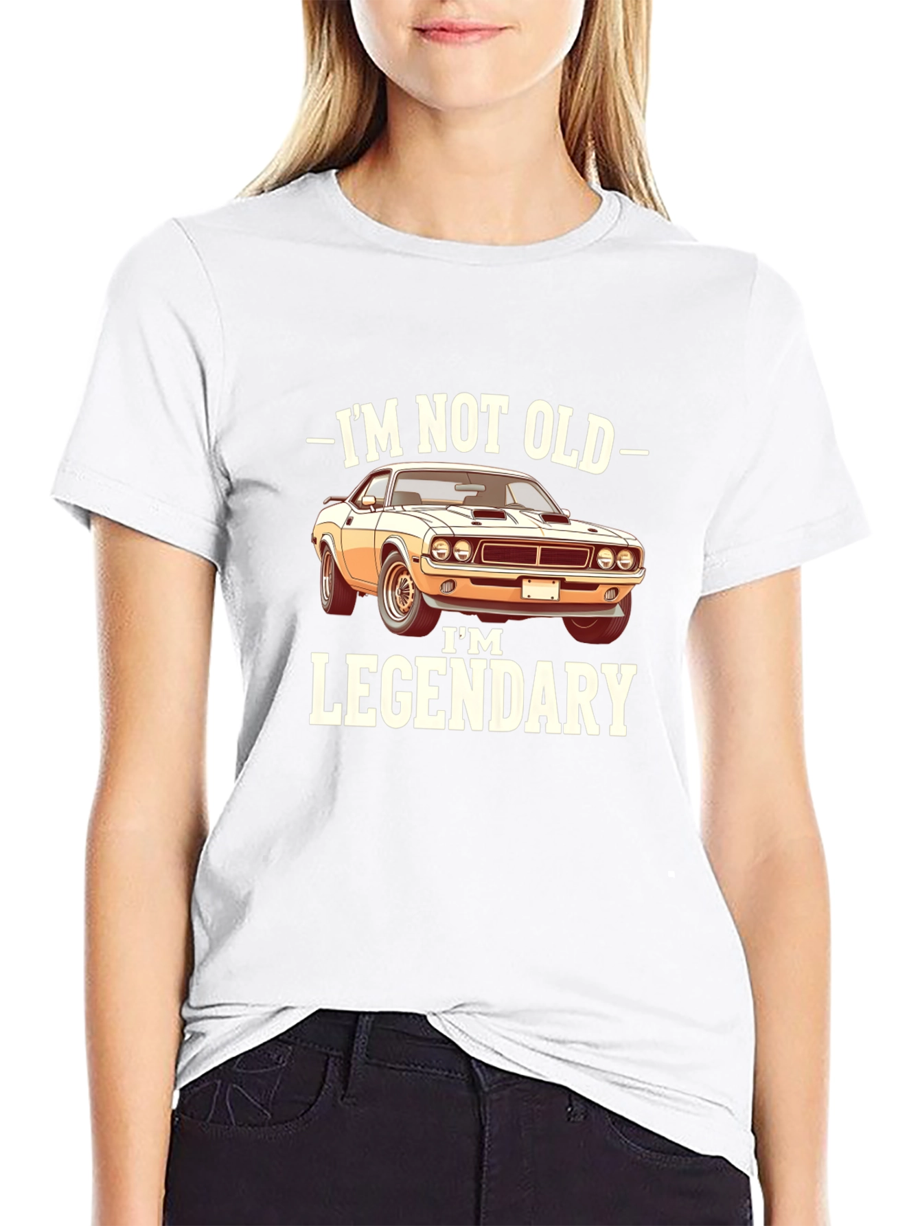 Im Not Old Im Legendary Car T-Shirt