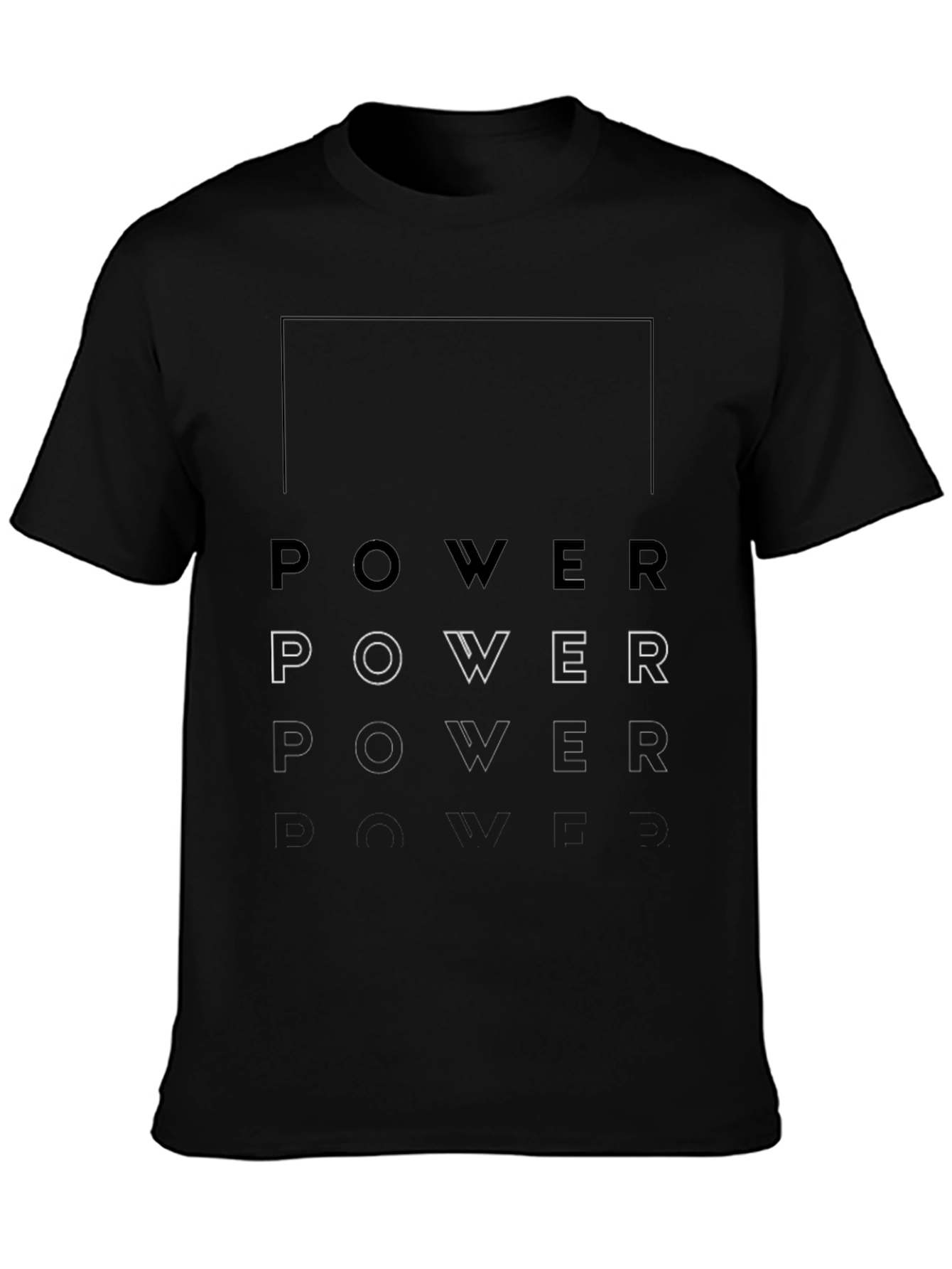 Power Graphic Tee - Modern Style
