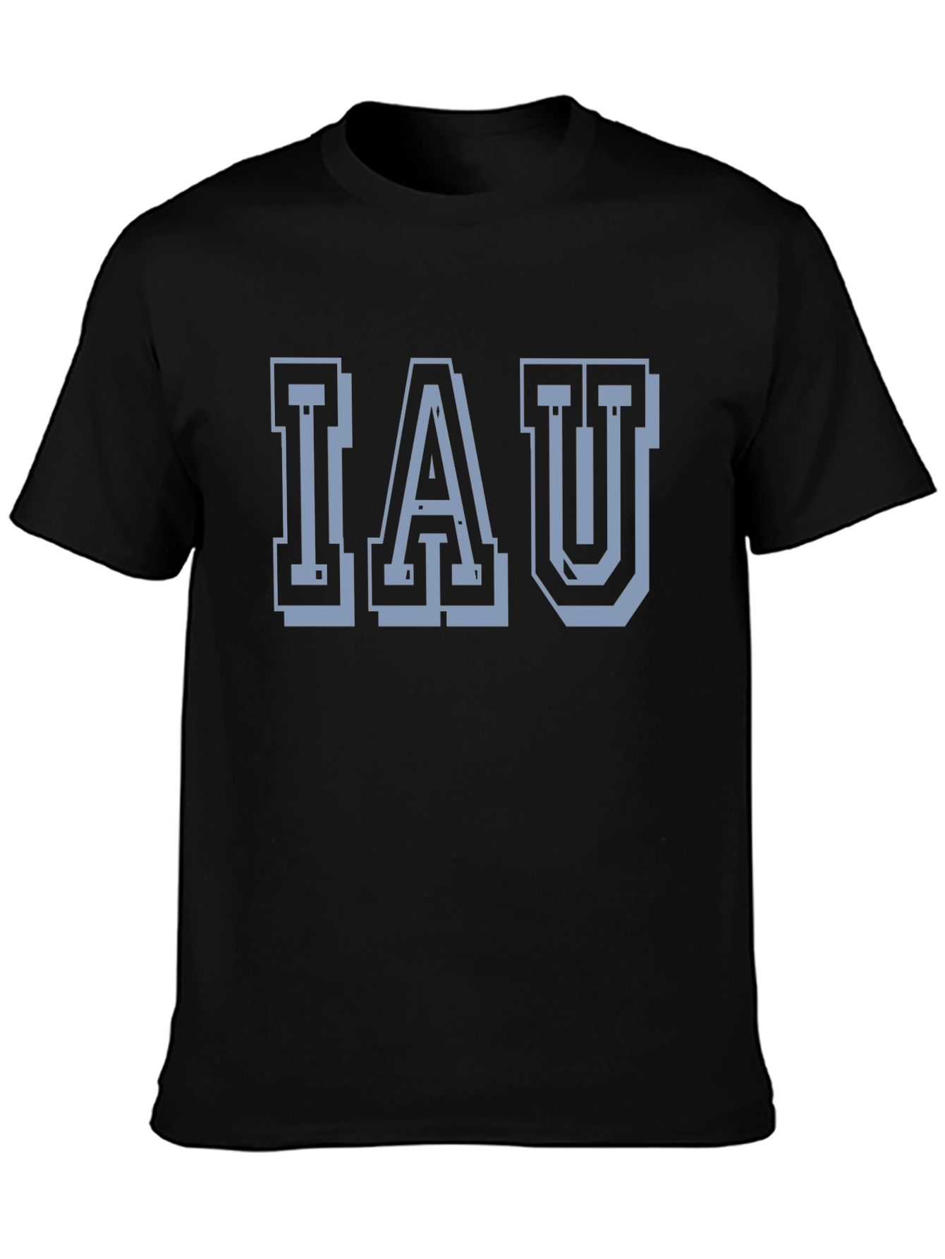 IAU Graphic Tee - Collegiate Style Soft Cotton Shirt