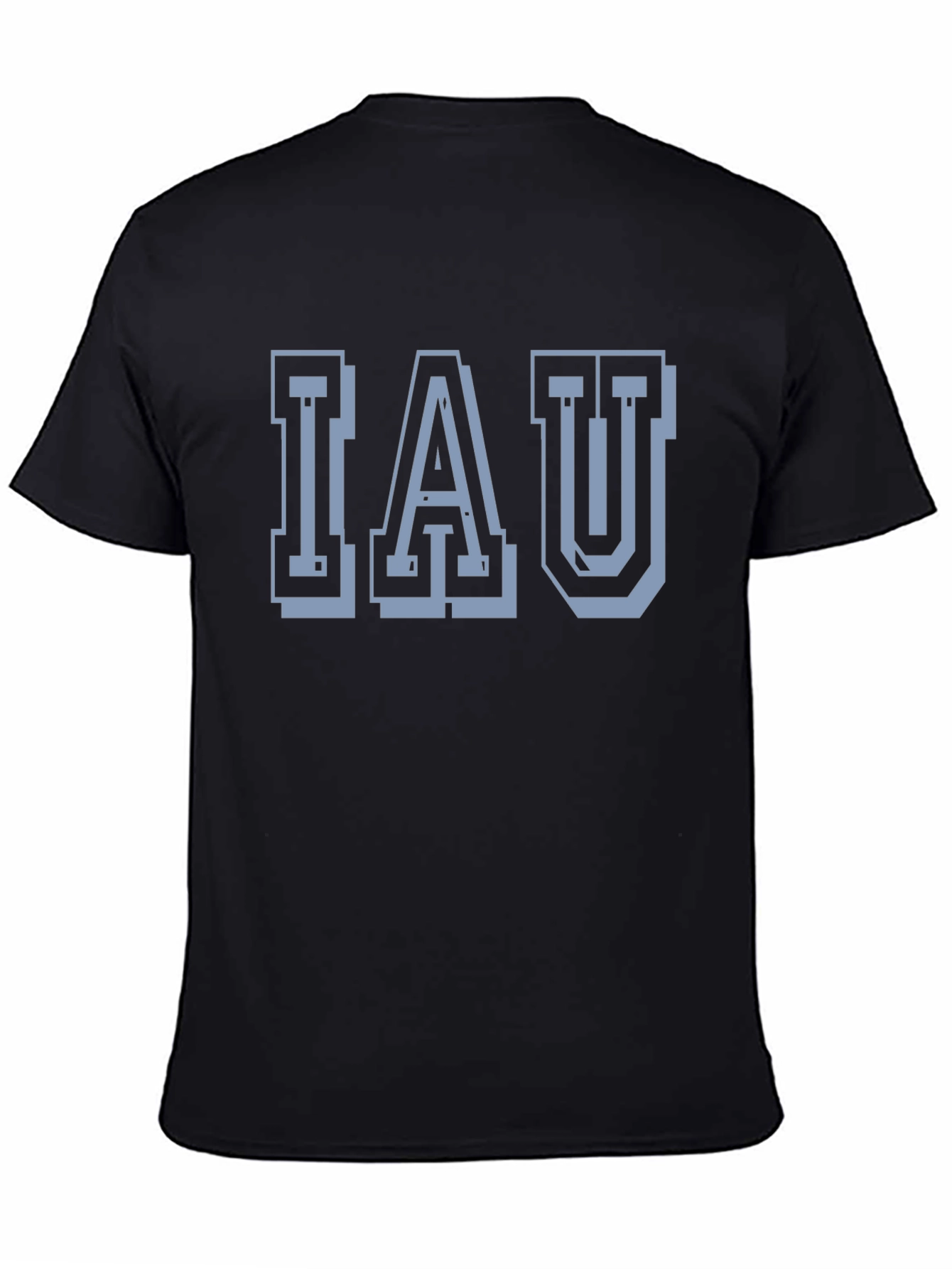 IAU Graphic Tee - Collegiate Style Soft Cotton Shirt