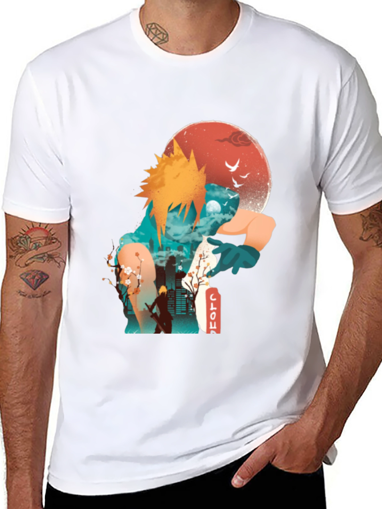 Cloud Strife Graphic Tee - Final Fantasy Fan Apparel