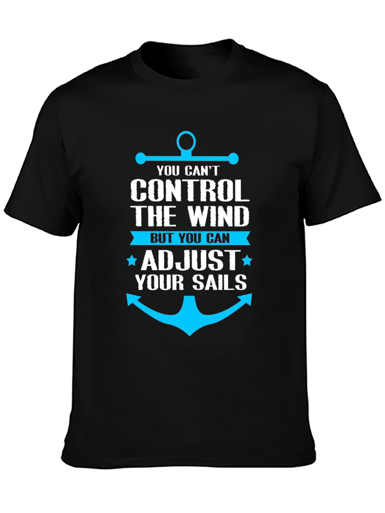 Nautical Anchor T-Shirt - Control Your Sails