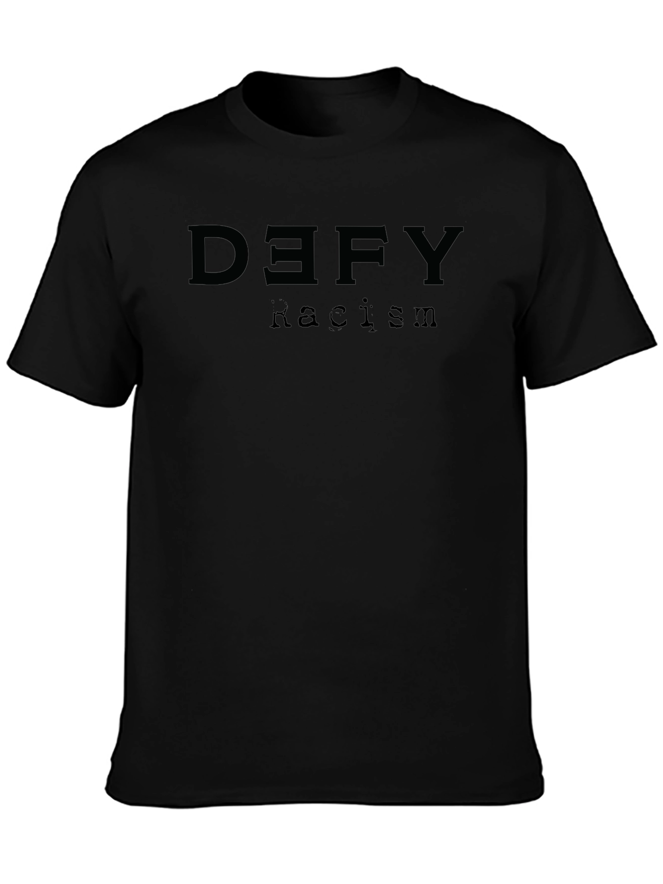 Defy Racism Graphic Tee - Black