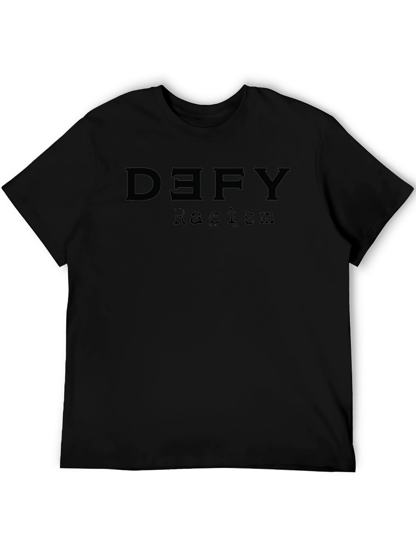 Defy Racism Graphic Tee - Black