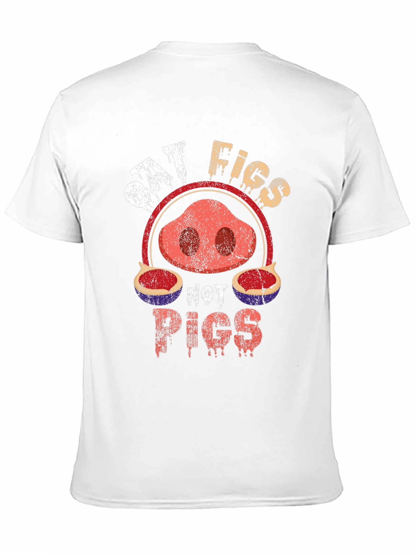 Eat Figs Not Pigs T-Shirt - Vegan Friendly Tee
