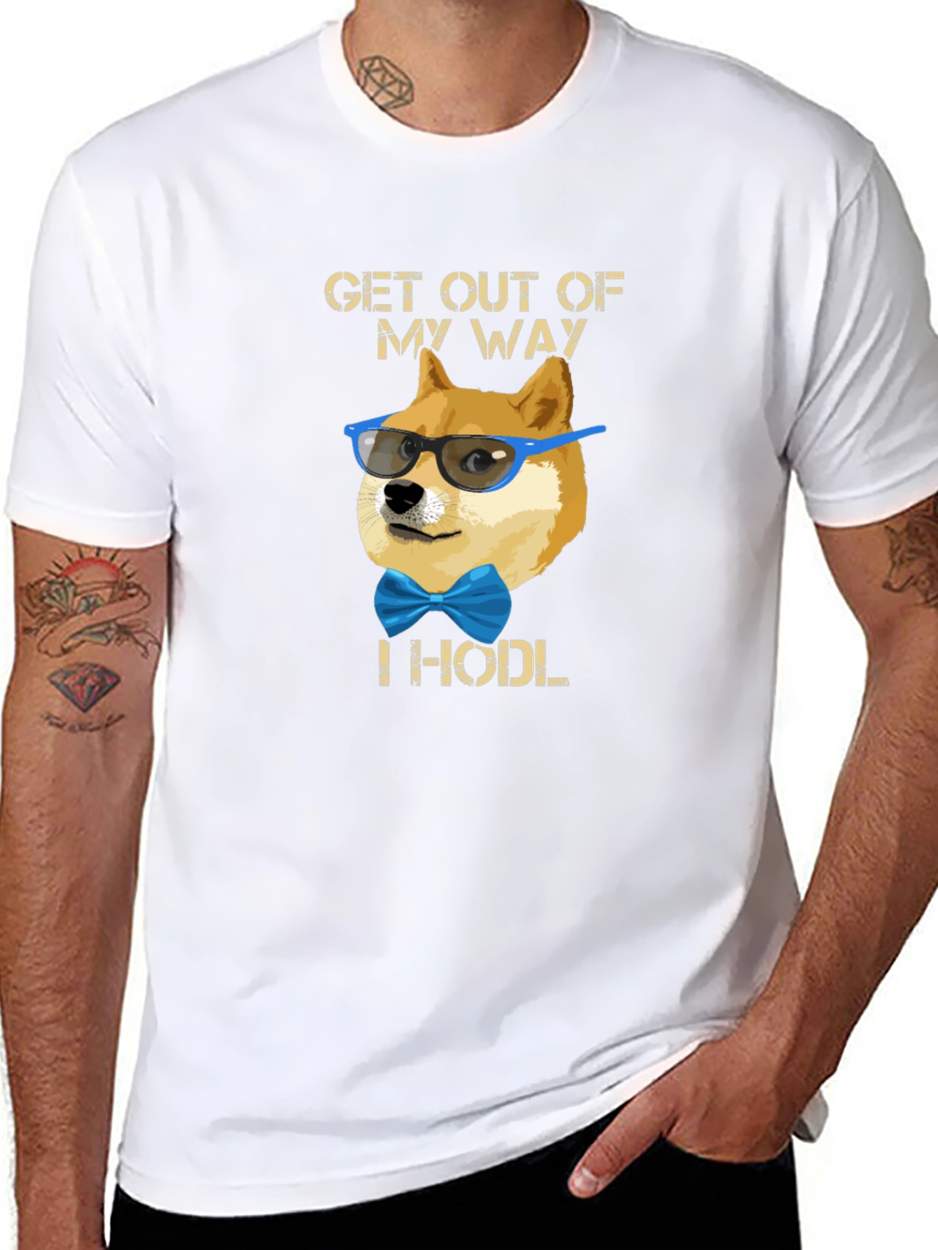 Doge I HODL T-Shirt - Crypto Meme Apparel