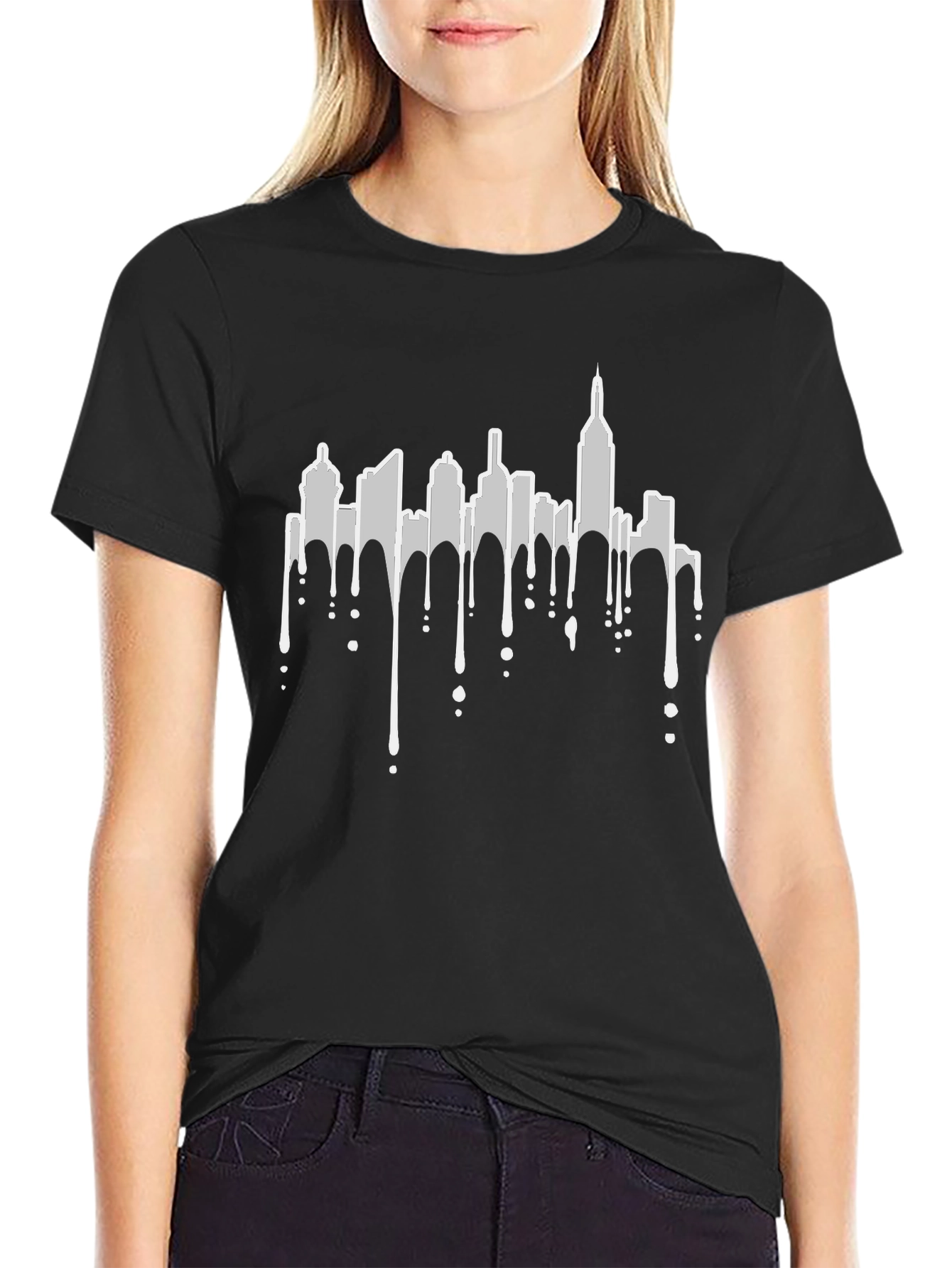 Urban Skyline Graphic T-Shirt
