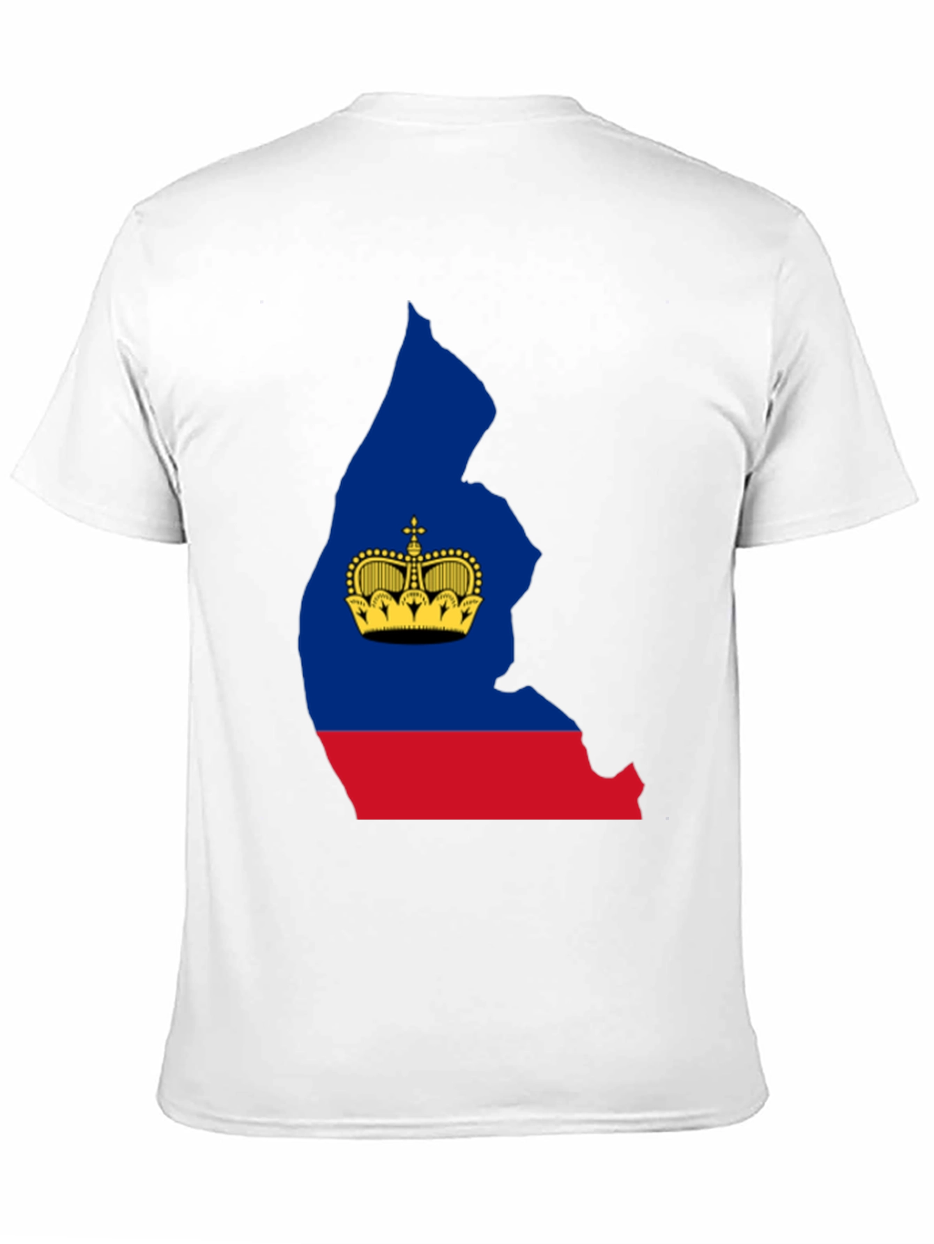Liechtenstein Flag Silhouette T-Shirt