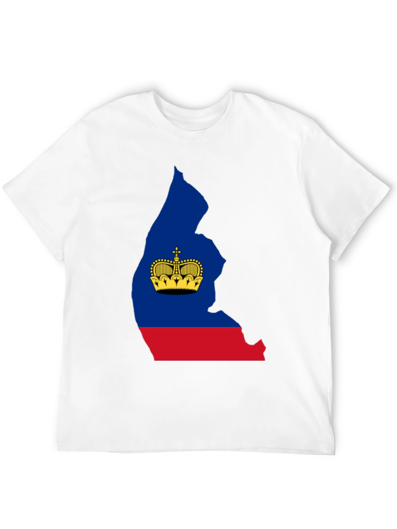 Liechtenstein Flag Silhouette T-Shirt