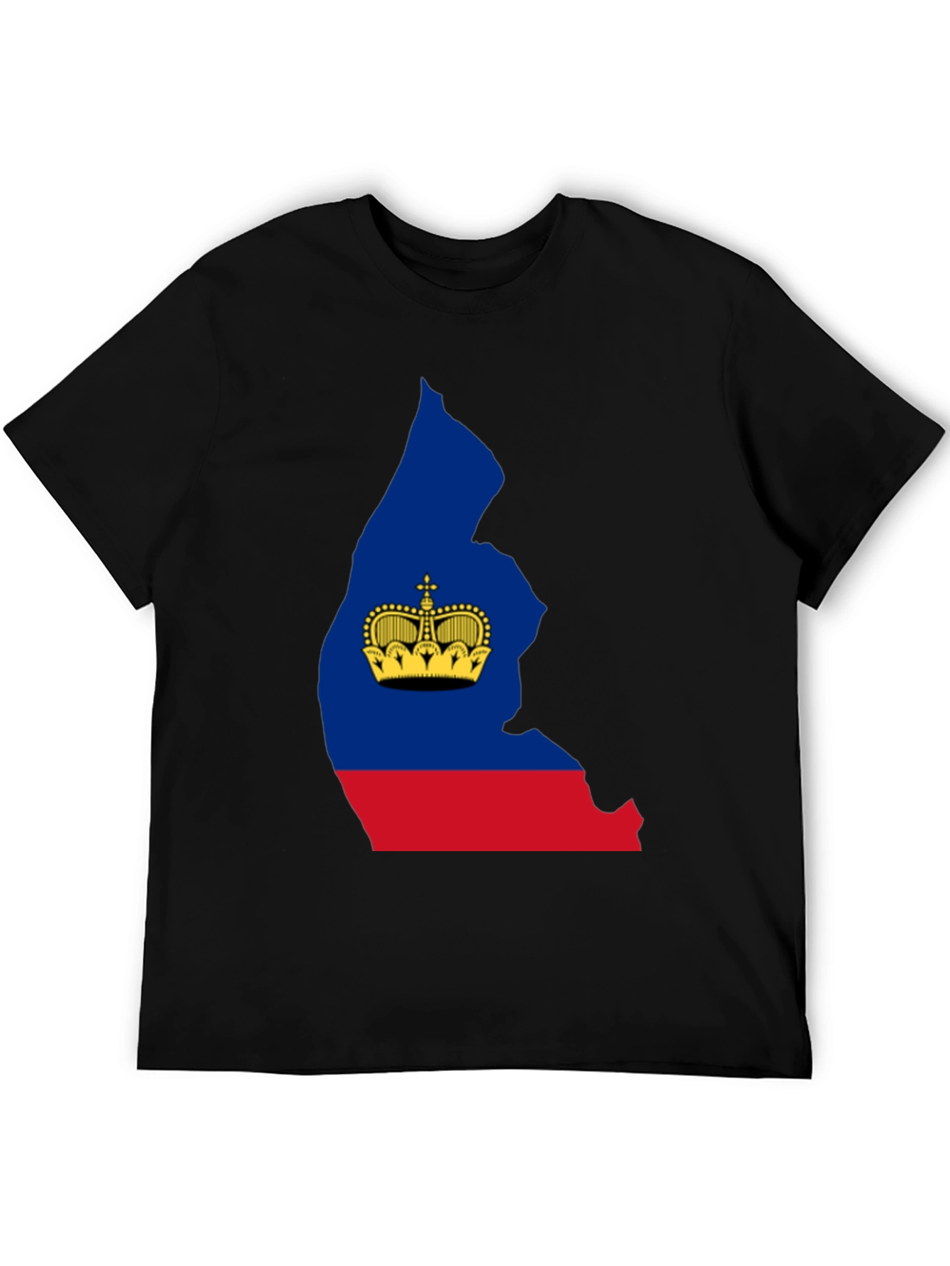 Liechtenstein Flag Silhouette T-Shirt
