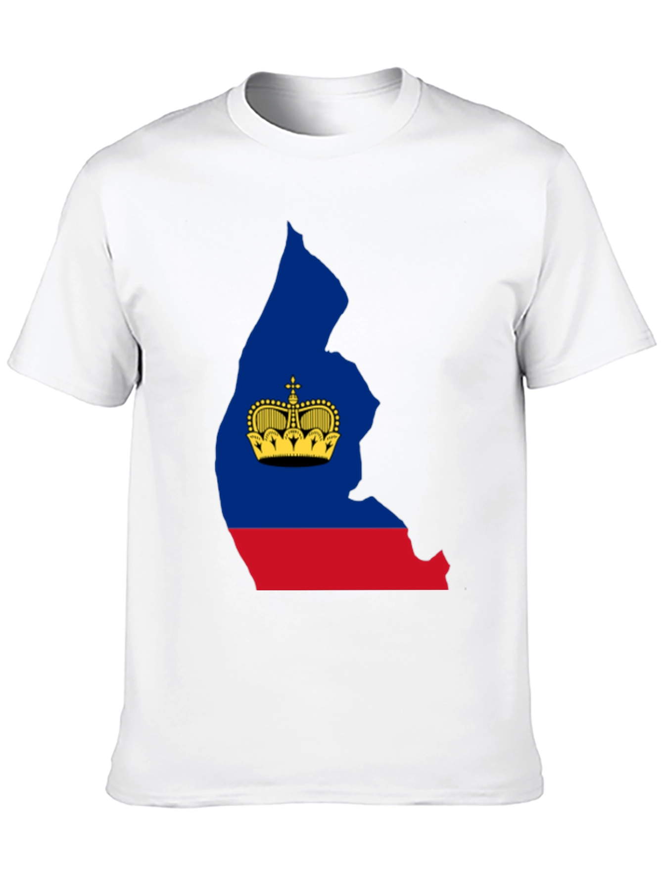 Liechtenstein Flag Silhouette T-Shirt