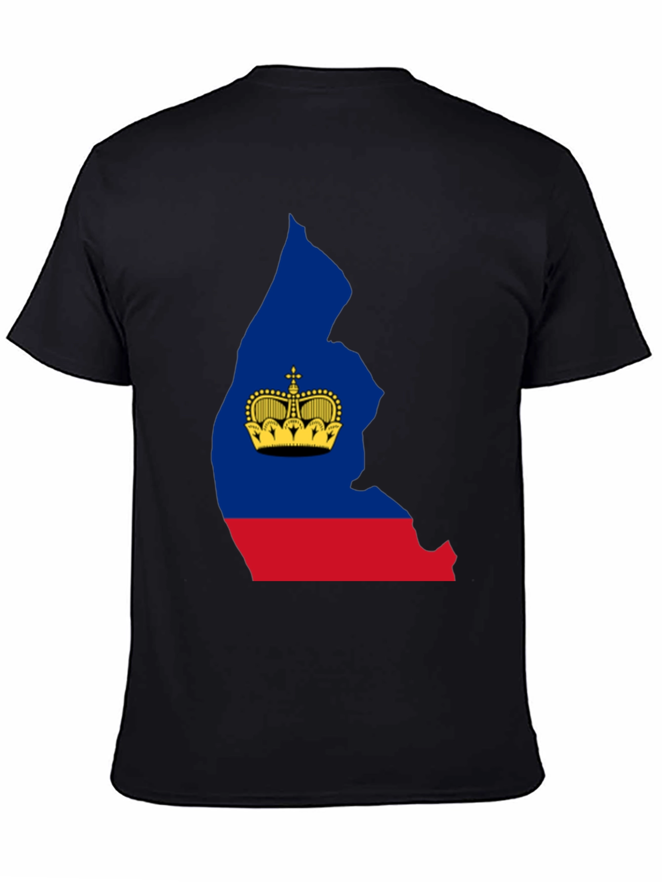 Liechtenstein Flag Silhouette T-Shirt