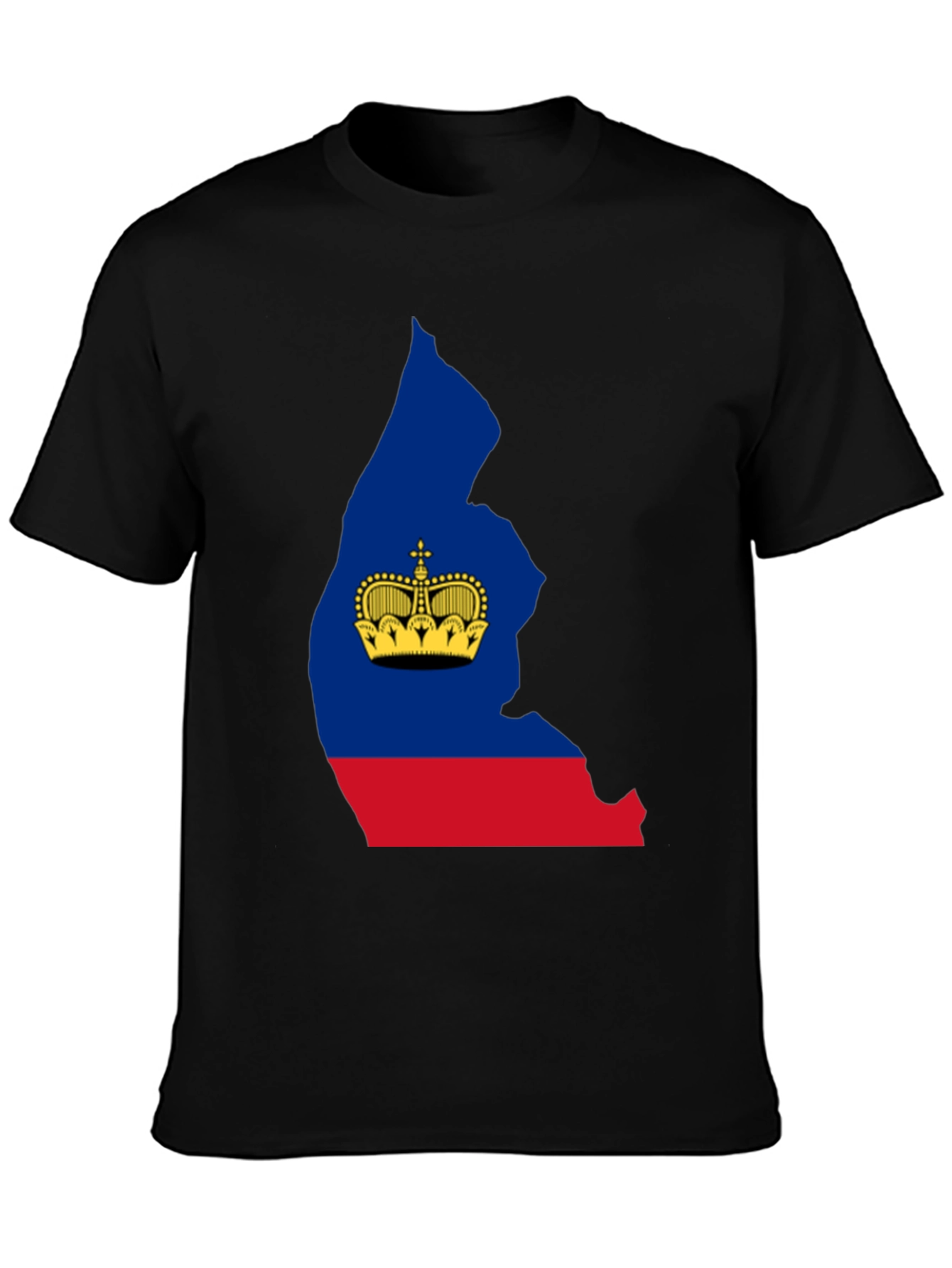 Liechtenstein Flag Silhouette T-Shirt