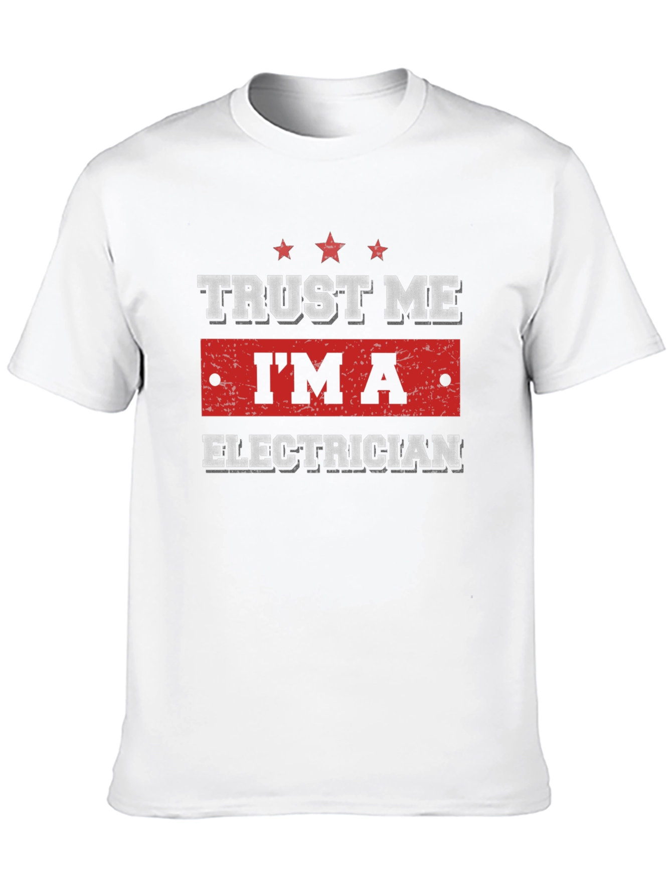 Trust Me Im An Electrician - Mens Black T-Shirt