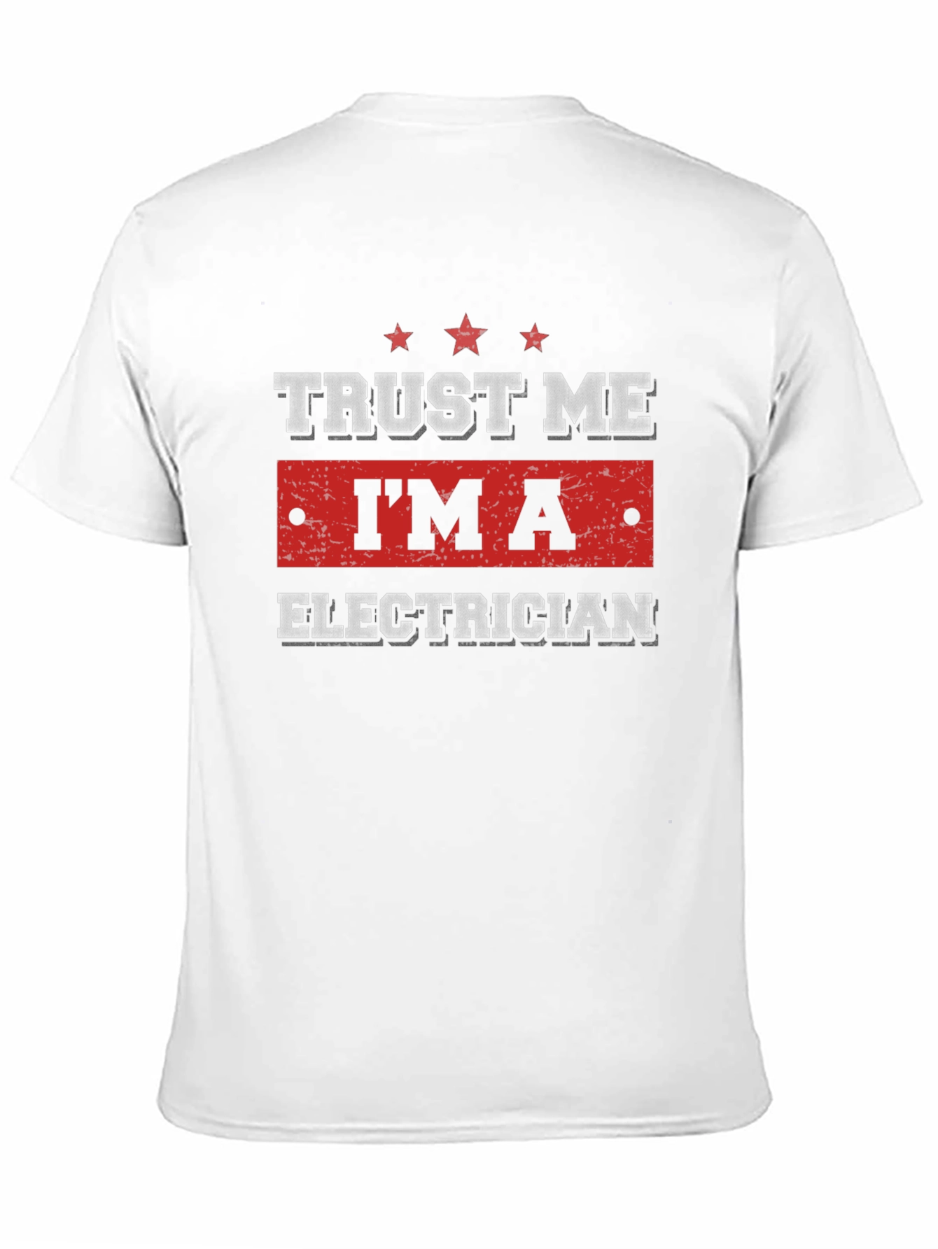 Trust Me Im An Electrician - Mens Black T-Shirt