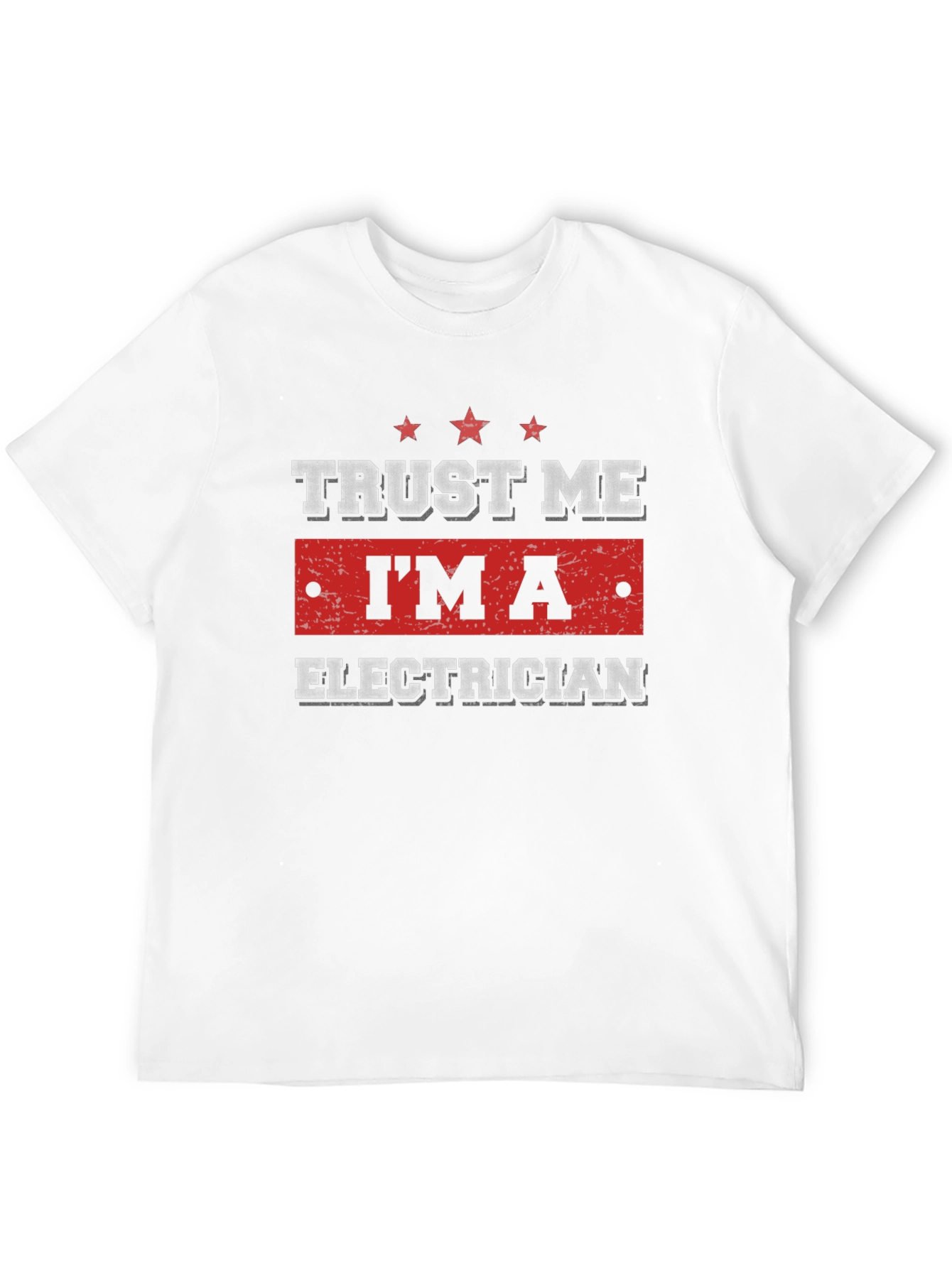 Trust Me Im An Electrician - Mens Black T-Shirt