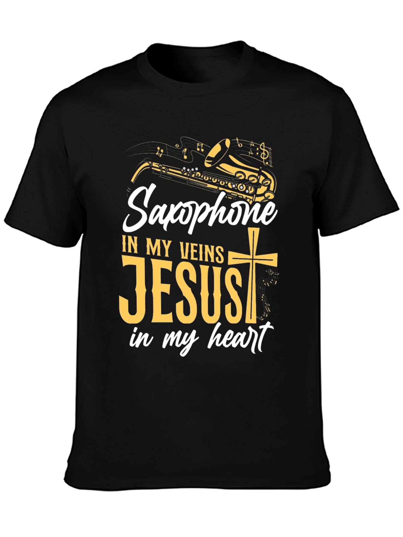 Saxophone Jesus T-Shirt