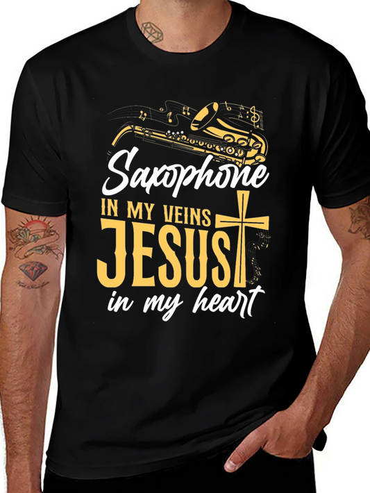 Saxophone Jesus T-Shirt