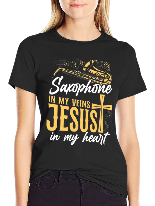Saxophone Jesus T-Shirt