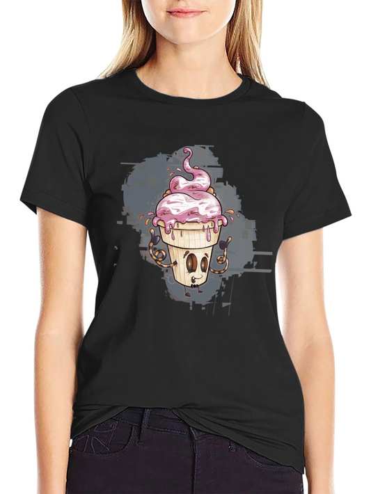 Ice Cream Character Graphic Tee