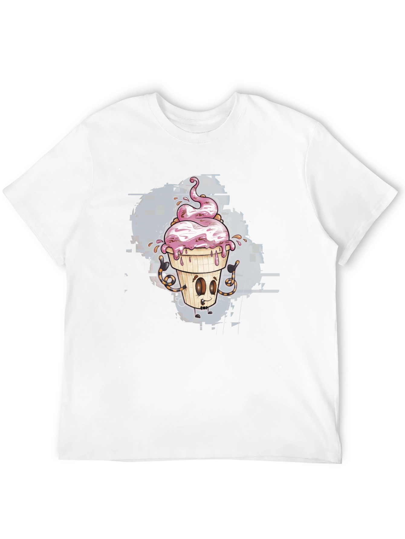 Ice Cream Character Graphic Tee