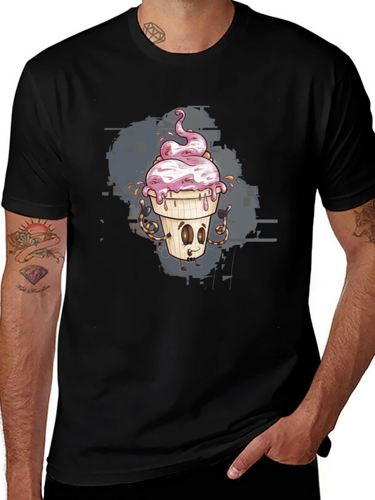 Ice Cream Character Graphic Tee
